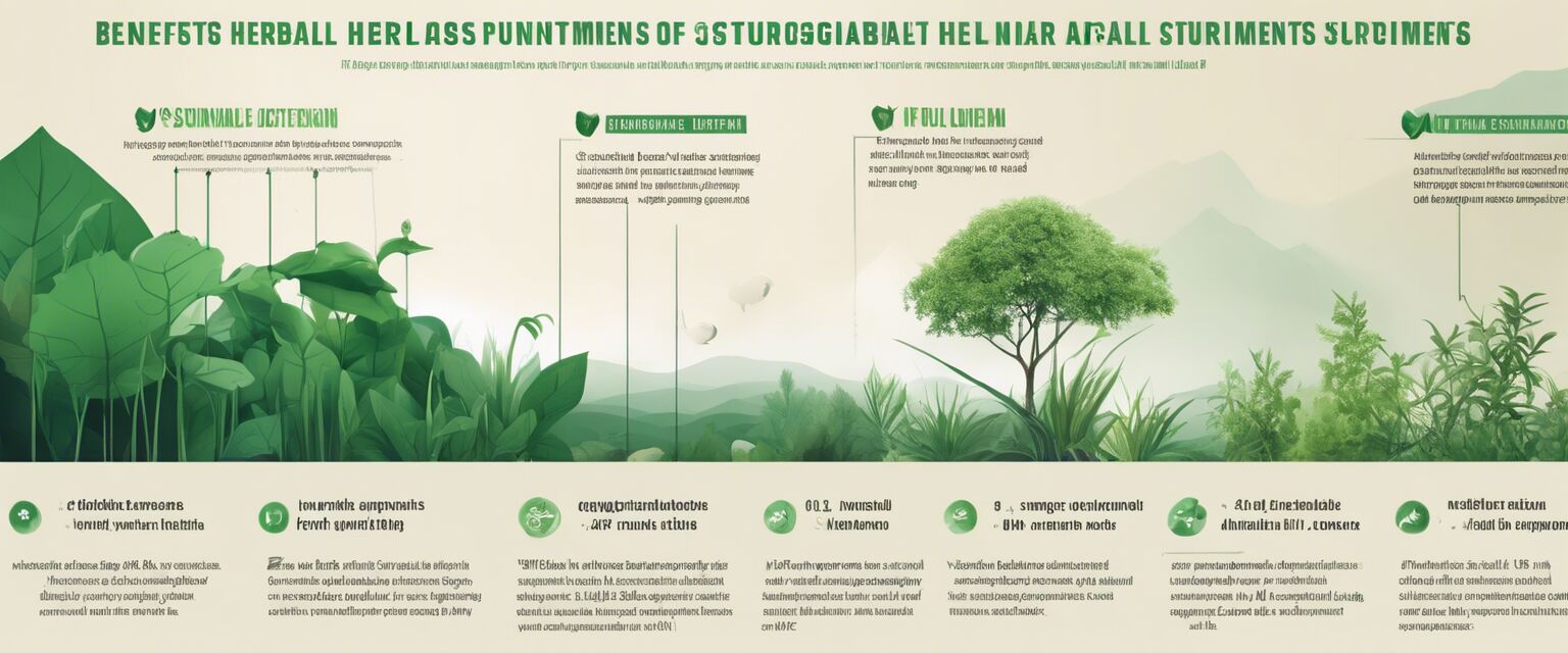 Sustainable Herbal Supplements Infographic