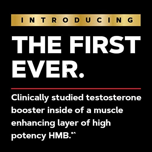 Introducing the first ever clinically studied testosterone booster with high potency HMB.